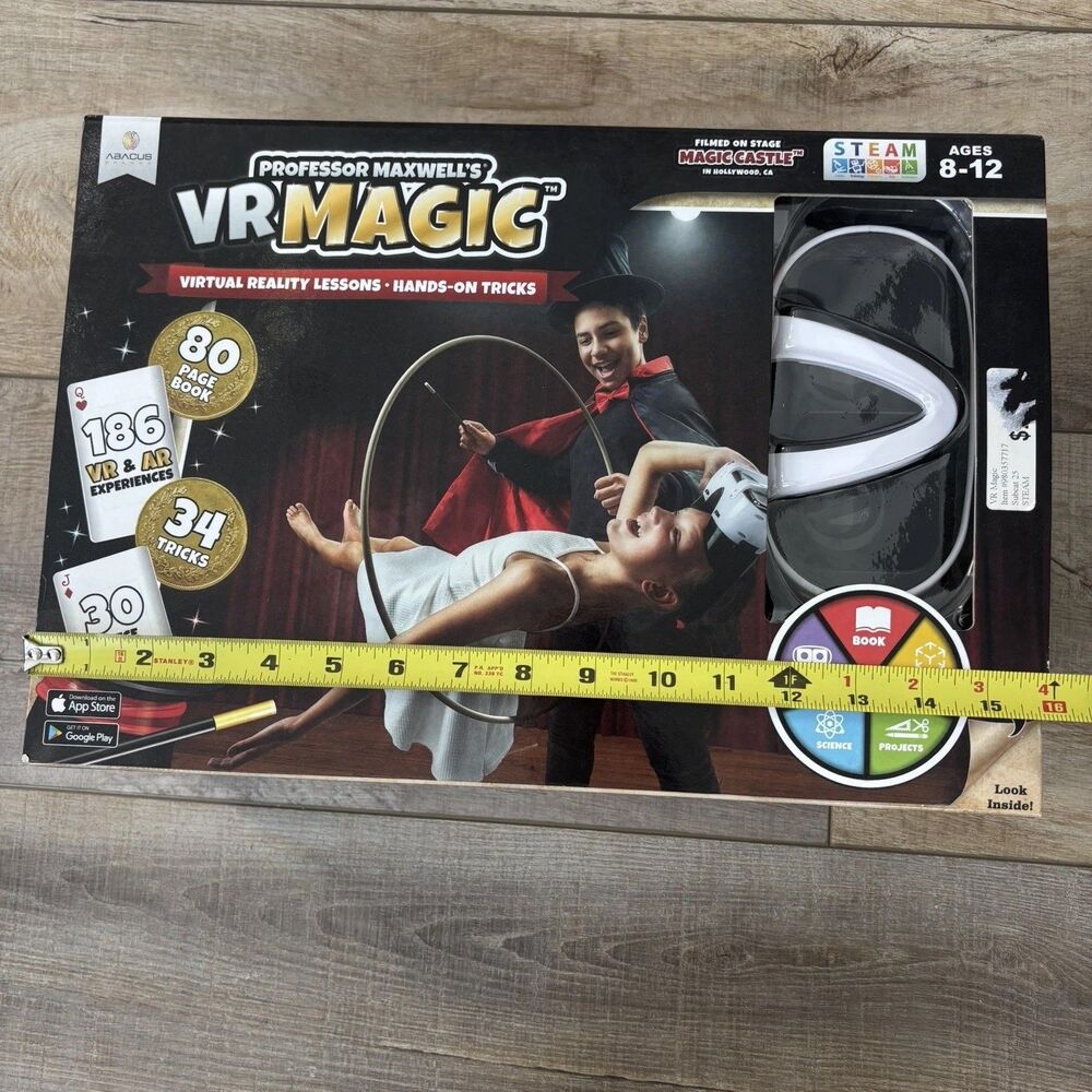 Professor Maxwell’s VR Magic Kit Interactive NEW Virtual Reality Lessons STEAM - Picture 8 of 9